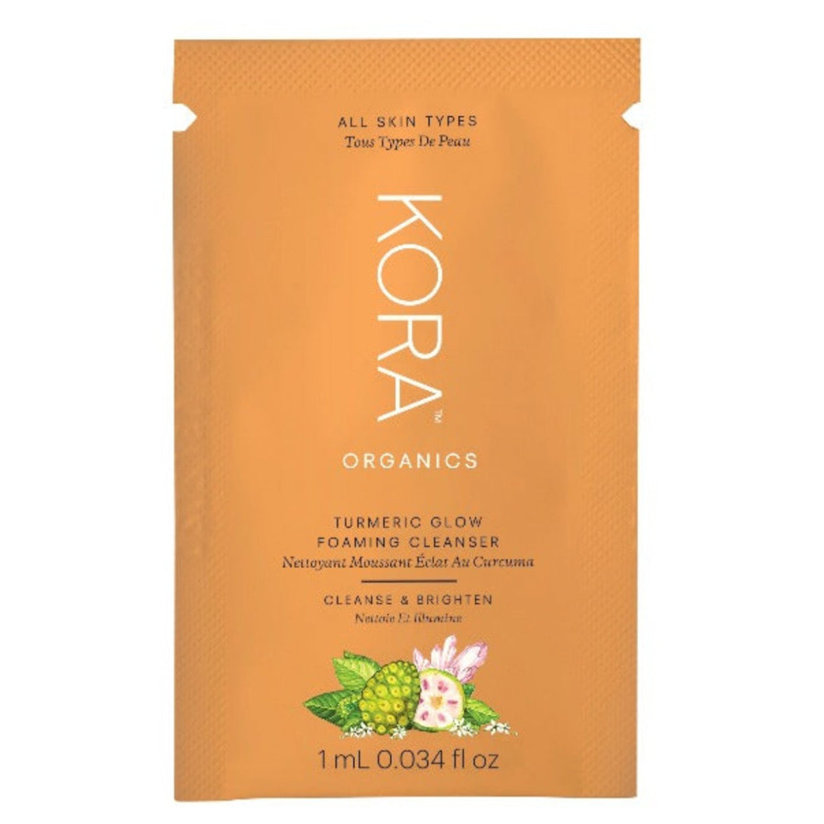 Turmeric Glow Foaming Cleanser 1ml KORA Organics